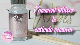 Comment utiliser le cuticule remover  Nettoyer le contour de longle en douceur  POSE DONGLE [upl. by Nivlak]