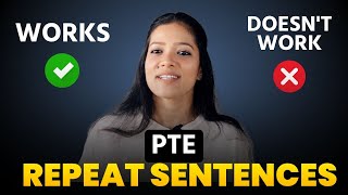 PTE Repeat Sentences Working Tips Score 90 in Speaking  PTE Skills Academic [upl. by Bigod453]