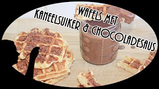 Glutenvrije Churros wafels met kaneelsuiker amp chocoladesaus [upl. by Aielam999]