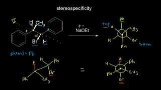 E2 Elimination stereospecificity [upl. by Antony272]