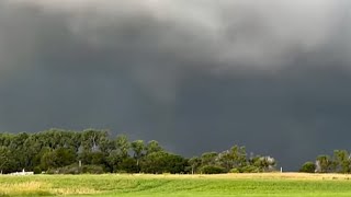 Supercell Thunderstorm Chase Central Nebraska [upl. by Otreblig]