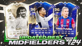 UPDATED👀TOP 10 BEST MIDFIELDERSCDMSCMS IN EA FC 24 ULTIMATE TEAM [upl. by Havard]