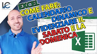 Tutorial Come fare un Calendario Dinamico evidenziando il Sabato e la Domenica [upl. by Rivi]