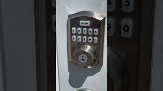 Weiser smart lockhome connect 620 auto lock setup [upl. by Gauldin254]