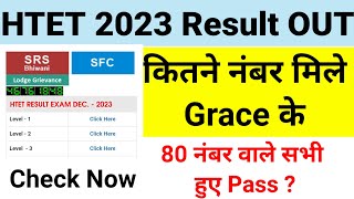 HTET Result Out Officially  कितने नंबर मिले Grace के  Court Case हो गया है खुशखबरी [upl. by Clemen]