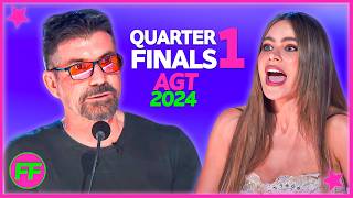 AGT 2024 Returns 🇺🇸 First Quarterfinals amp UNBELIEVABLE Golden Buzzer 🤩✨ [upl. by Iblok]