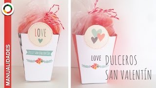 Dulceros San Valentín ♥ CAJA PARA DULCES ♥ [upl. by Gagne177]