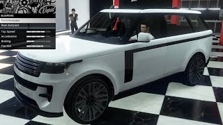 GTA 5  DLC Vehicle Customization  Gallivanter Baller STD Range Rover L460 [upl. by Laresa]