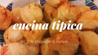 ricette di natale come fare crispelle dolci salaticrispeddi [upl. by Alleirbag]