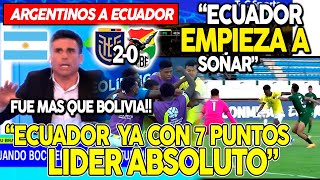 NARRADORES ARGENTINOS SE RINDEN ANTE ECUADOR ¡FUE MAS QUE BOLIVIA LO GANO CON JUSTICIA [upl. by Larissa505]