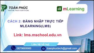 Hướng dẫn đăng nhập MLearning LMS  Hệ thống Mschool [upl. by Merry]