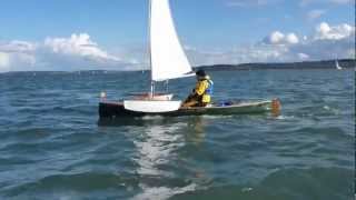 Open Canoe Sailing Group  Bucklers Hard to the Isle of Wight [upl. by Elawalo]