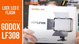 Godox LF308  Luce Led e Flash di Godox compatta e versatile da 18W [upl. by Neira]