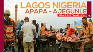 Lagos Nigeria  discover Apapa  Immersive travel inside Africas most populated city 4K UHD 2021 [upl. by Yreved311]