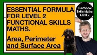 Essential Formula for Level 2 Functional Skills Maths functionalskills maths area perimeter [upl. by Lusa]