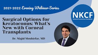 Surgical Options for Keratoconus Whats New with Corneal Transplants with Dr Majid Moshirfar MD [upl. by Dode]