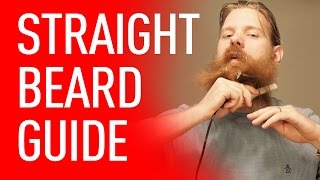 How To Straighten Your Beard  Eric Bandholz [upl. by Ateekan]