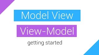 Model View ViewModel MVVM Getting Started [upl. by Henghold]