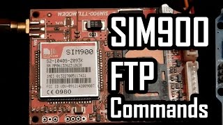 SIM900 GPRS FTP AT Commands [upl. by Ttezzil]