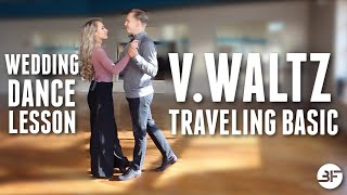 Wedding Dance Lessons at Home  VWaltz 3  Traveling Basic [upl. by Aniwde203]