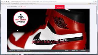 Foot Locker Application Online Video [upl. by Hellman]