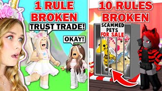 Who Can BREAK The MOST RULES In Adopt Me Sanna Vs Moody Roblox [upl. by Donny]