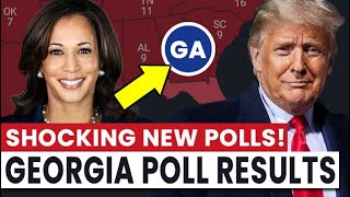 Georgia Poll Results Donald Trump vs Kamala Harris 2024 US Election [upl. by Eirrok]