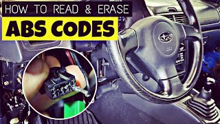 Subaru’s GENIUS Way to Check and erase ABS Codes [upl. by Anyahc]