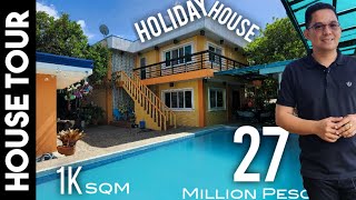 House Tour 755 Mendez near Tagaytay City With Pool Great House Plus Fruit Bearing Trees and BTS [upl. by Burta302]