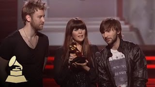 Lady Antebellum accepting the GRAMMY for Song of the Year at the 53rd GRAMMY Awards  GRAMMYs [upl. by Falcone89]