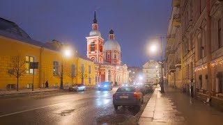 🇷🇺 4K SAINT PETERSBURG Morning A romantic walk through the city center [upl. by Moreen]