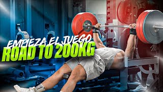 EMPIEZA el JUEGO con el PRESS BANCA  ROAD to 200KG 🎩 [upl. by Shugart]