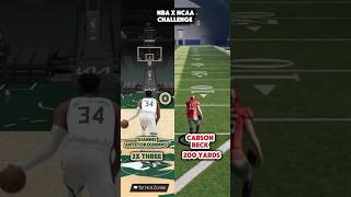 Giannis Antetokounmpo Vs Carson Beck Skills Challenge collegefootball25 [upl. by Bigler407]