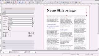 Scribus Stilvorlagen bzw Absatzformate nutzen [upl. by Yrahca770]