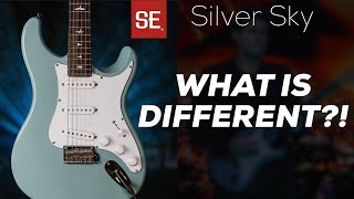 PRS Silver Sky SE DETAILS amp DIFFERENCES [upl. by Haidabez146]