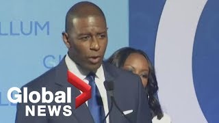 Midterm Elections Andrew Gillum concedes Florida governors race [upl. by Arodoeht38]