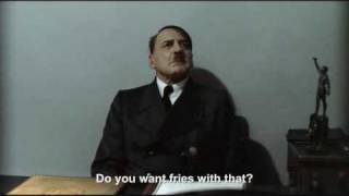 Hitler is asked quotDo you want fries with thatquot [upl. by Aikemahs728]