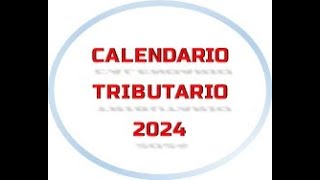 Mi Calendario Tributario 2024 [upl. by Ynohtnanhoj564]