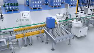 Fully Automatic Jerry can Filling Line  GSS® Smart liquidfillingmachine Manufacturer [upl. by Anuayek]