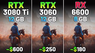 RTX 3080 Ti vs RTX 3060 vs RX 6600  Test in 12 Games in 2024 [upl. by Brady]