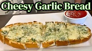 How To Make Homemade Cheesy Garlic Bread [upl. by Ylen237]