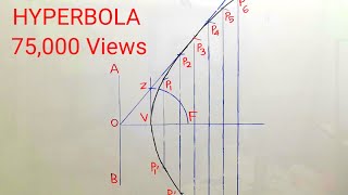 Hyperbola Drawing  Engineering Graphics  Tamil  Anna University  Tamil [upl. by Hilarius]