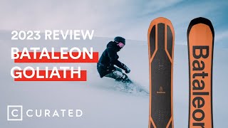 2023 Bataleon Goliath Snowboard Review 2024 Same Tech Different Graphic  Curated [upl. by Ainotal184]