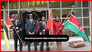 Kenya Airways launches its 45th destination to Maputo Mozambique [upl. by Otreblanauj772]