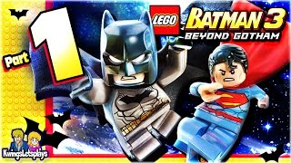 LEGO BATMAN 3  Walkthrough Part 1 Pursuers in the Sewers [upl. by Enymzaj]