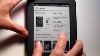 Rooted Nook Touch Review  eReading Apps PDF Web Browser etc [upl. by Marleen]