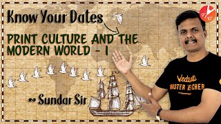 Print Culture and the Modern World  CBSE Class 10 History  Know your Dates  NCERT  Vedantu [upl. by Assehc242]