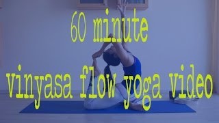 60 Minute Vinyasa Flow Yoga [upl. by Ayim]