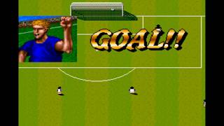 SNES Sensible Soccer gameplay video [upl. by Moia]