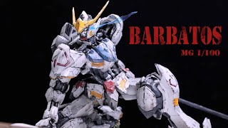 GUNDAM BARBATOS MG 1100 I made some battle damage weathering and a snowscape [upl. by Lebbie772]